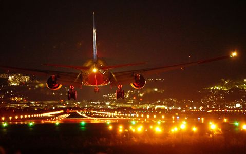 夜間飛行も終わりに