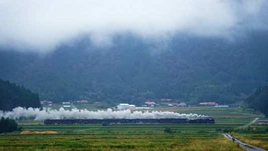 棚引く煙と秋の雨