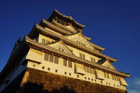夕焼け大阪城