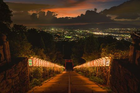 夏の迎え灯篭