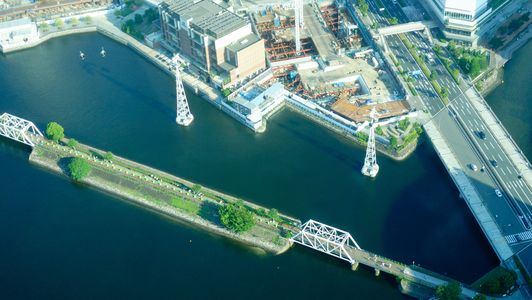 ランドマークタワーの展望台より