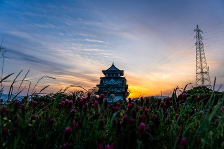 オレンジとブルー