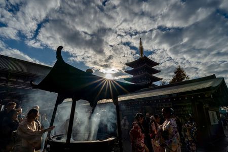 神った瞬間(浅草にて)