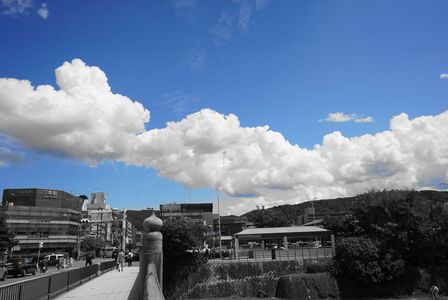 青い空　白い雲