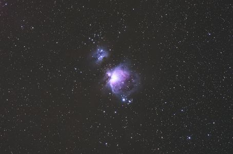 オリオン大星雲と馬頭星雲をSEL70200GM2で