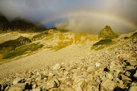 ザイテングラードにかかる虹