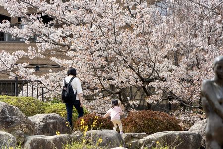 ママと一緒に来たの