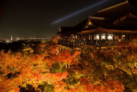 The Kiyomizu Temple Night Side