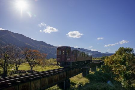 若桜鉄道、秋景色