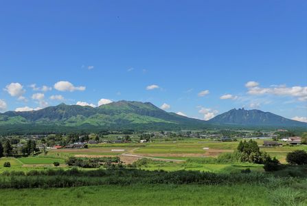 阿蘇の田舎の風景