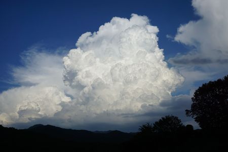 17:08の空、積乱雲