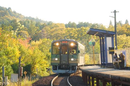 紅葉　#信楽高原鉄道#