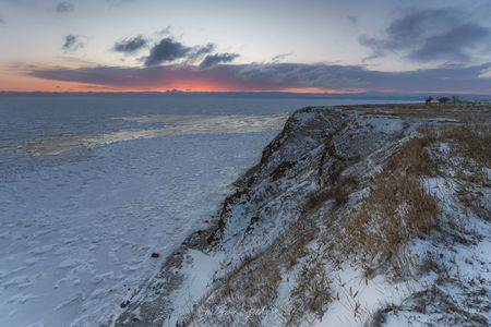 オホーツク海の夜明け