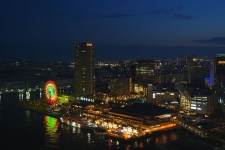 神戸ポートタワーから見る夜景