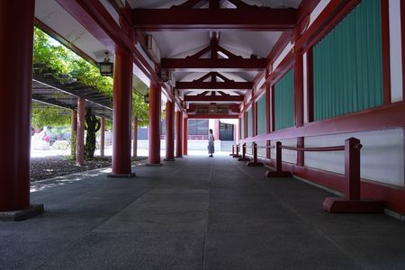 真夏の神社参り（日枝神社）