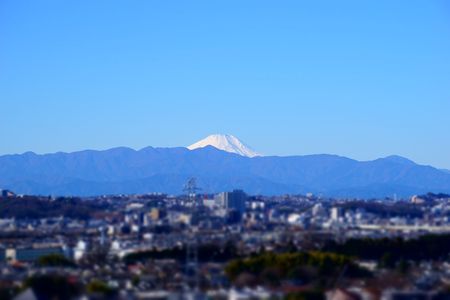 白い富士山