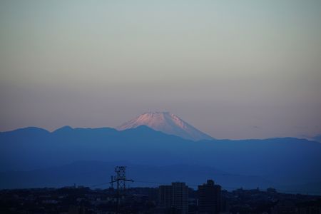 早朝の富士山