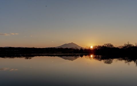 筑波山の日出
