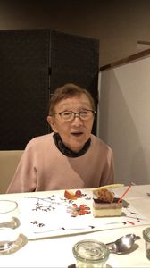 母の誕生日86歳