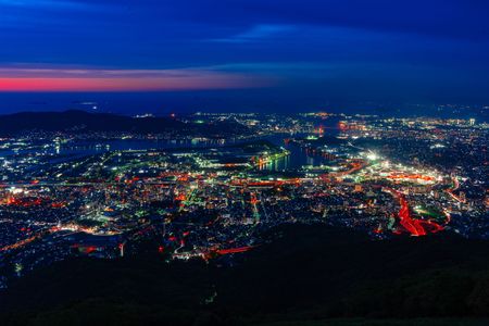 (2024-05-02)日本新三大夜景　皿倉山から望んだ洞海湾一帯
