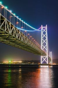 明石海峡大橋の夜景