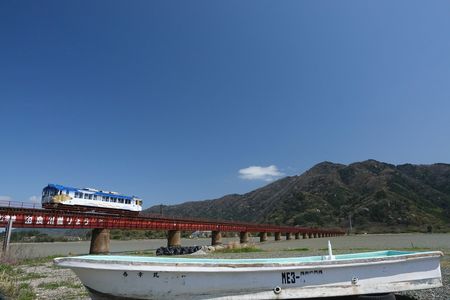 由良川河口の風景