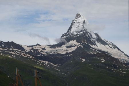 マッターホルン ( Matterhorn 4478m)車窓