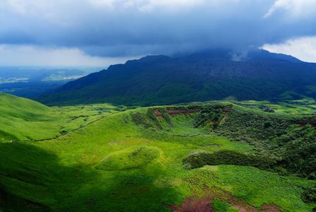夏の阿蘇山