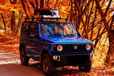 相棒の青ジムニー