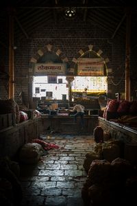 インド(19)　朝のマンダイ（市場）