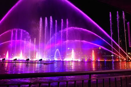 環水公園　噴水ショー