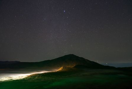 初の草千里！寒かった！