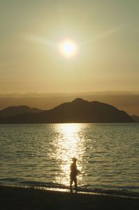 帰りたくない夕暮れ。