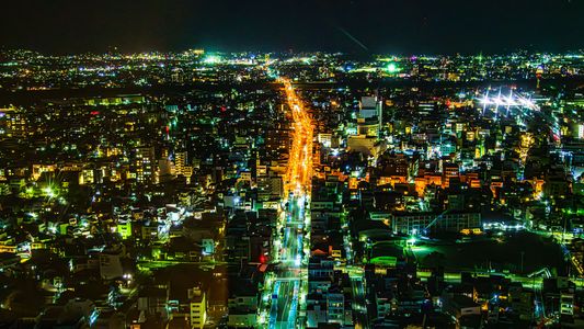 岐阜市金華橋通り