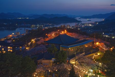 千光寺公園の夕景