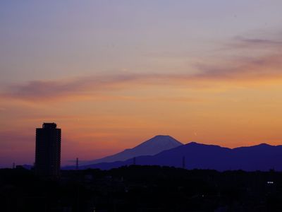 5.10 夕焼けと富士山