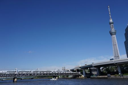 隅田川と東武とスカイツリー