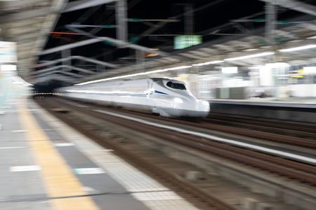 初 新幹線流し撮り＠新山口駅