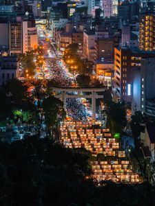 照国神社六月灯
