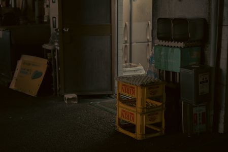 表参道周辺の裏路地にて