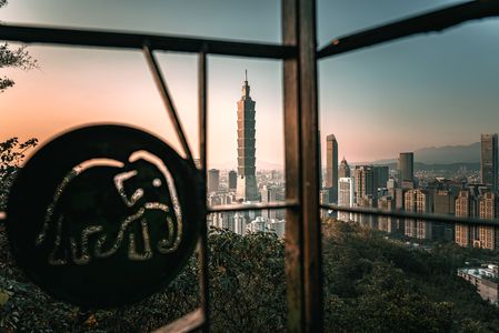 台湾象山と台北101