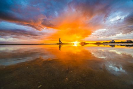 父母ヶ浜の夕焼け