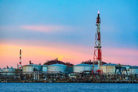 東扇島東公園夕景