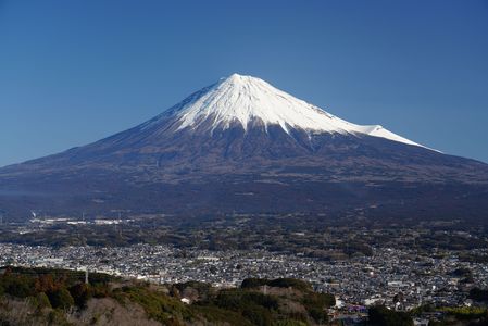 明星山からの富士山
