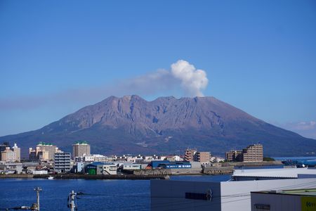 桜島の煙