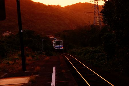 つるべ落としを追って