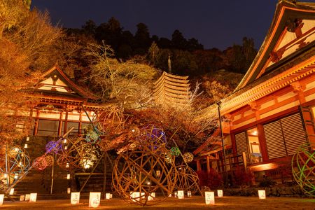 談山神社のライトアップ