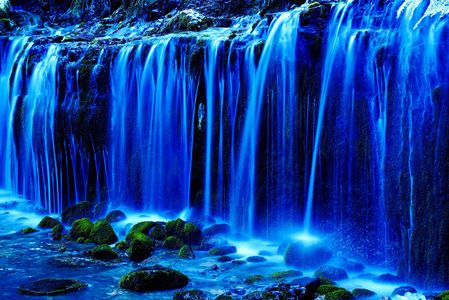 長野県北佐久郡　白糸の滝