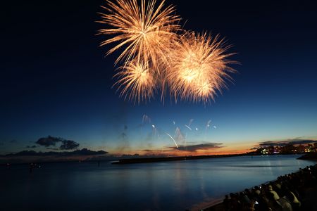 最初の花火