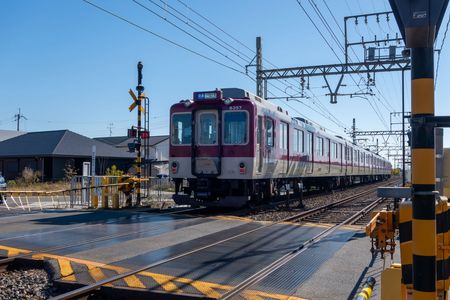 買い物の途中でパシャ